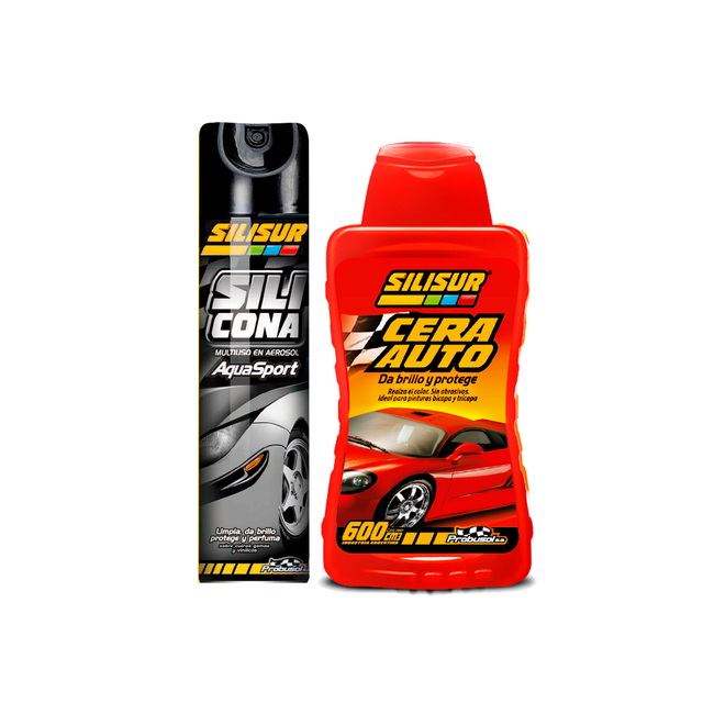 KIT DUO 7 Silicona en Aerosol + Cera Líquida