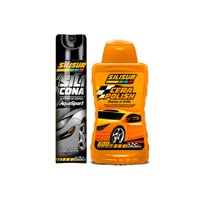 KIT DUO 8 Silicona en Aerosol + Crema Polish