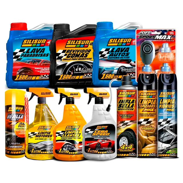 Kit Limpieza Camioneta 11 Productos