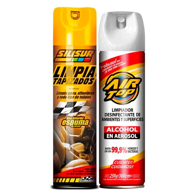 Kit 1 Limpieza y Desinfección Auto