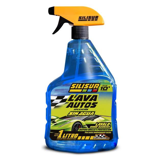 Lava Auto Sin Agua Con Gatillo Silisur 1lt