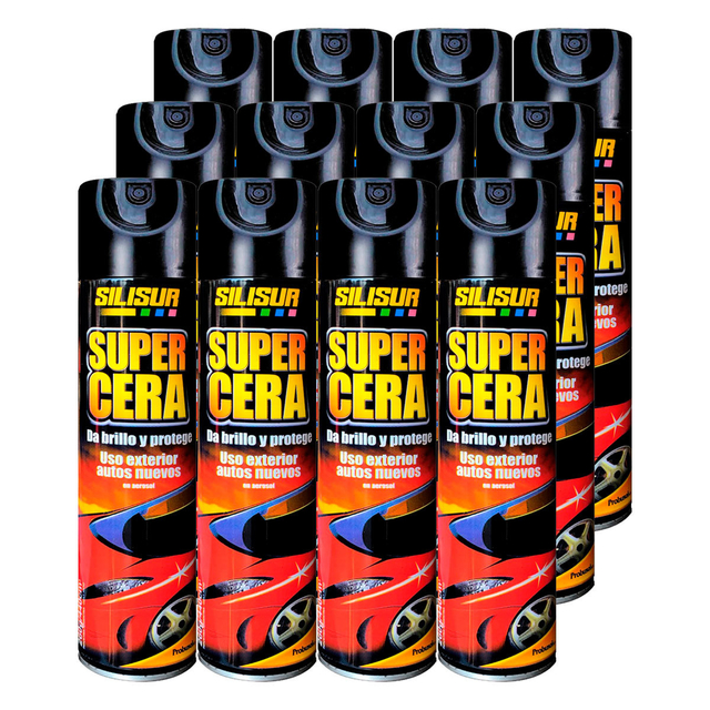 Super Cera Para Auto En Aerosol Silisur 260grs - comprar online