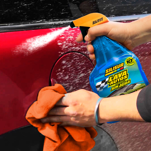 Lava Auto Sin Agua Con Gatillo Silisur 1lt en internet