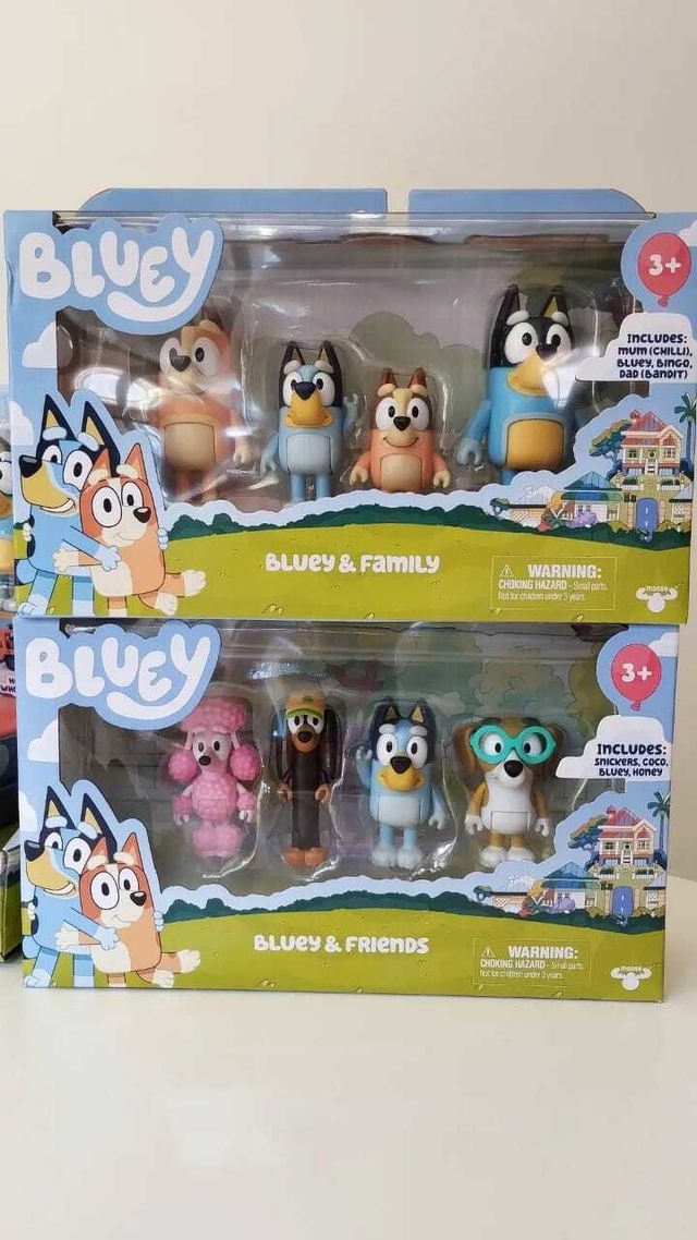 Bluey Family Peluche Juguetes 2 Paquete Bluey y Argentina