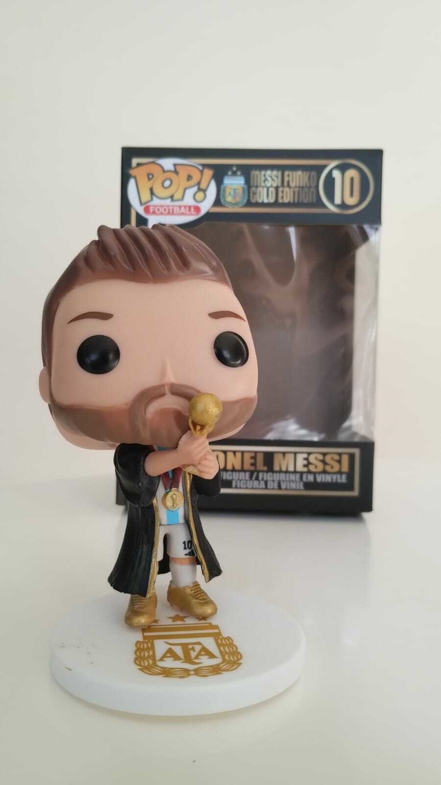 Figura Pop Cabezon Simil Funko Lionel Messi Capa Seleccion Argentina