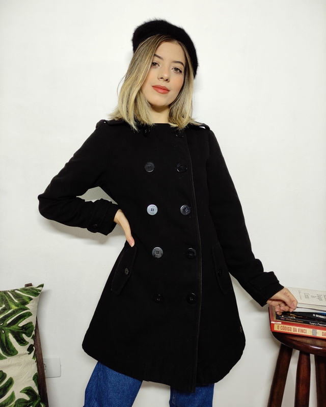 Casaco lã batido feminino hering outlet