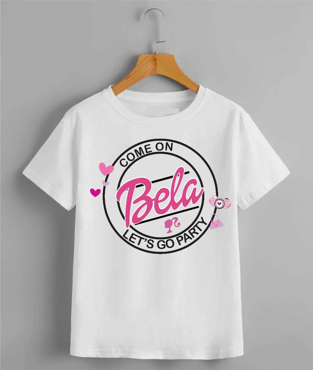 Camiseta Infantil ou Adulta Personalizada Barbie 2