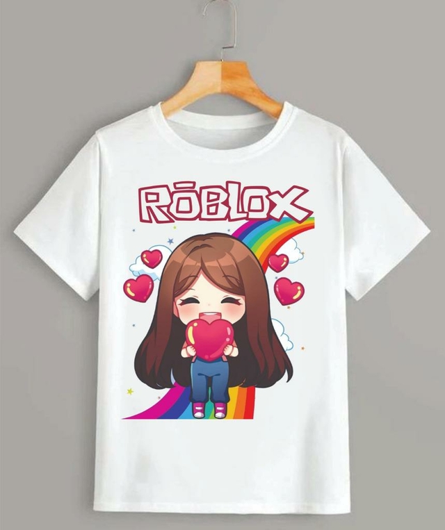 Camisa Infantil Personalizada Roblox