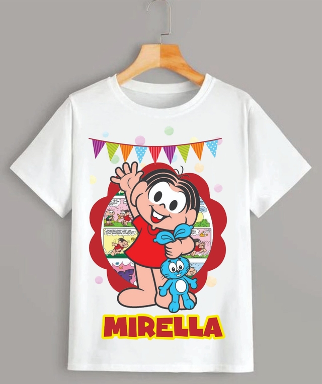 Camiseta Infantil ou Adulta Personalizada - Mônica