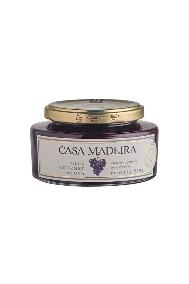 GELEIA DE UVA ORGANICO CASA DE MADEIRA 1X240GRS