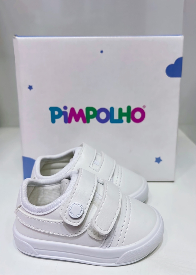 28192-C Sapato Pimpolho Branco Masculino 16-21