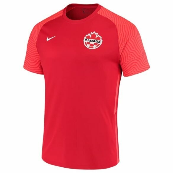 Camisa Selecao Canada Home 21 22 Torcedor Nike Masculina Vermelho