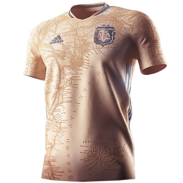Camisa Seleção Argentina Edição Comemorativa Golde Torcedor Adidas Masculina  - Marrom