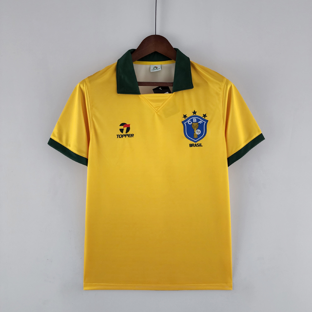 Camisa Brasil Home (1) 1988/90 Topper Retrô Masculina