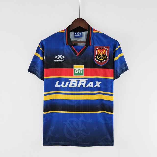 Camisa Flamengo 3 Third 1995 Retro Azul Umbro Por R$ 199,90