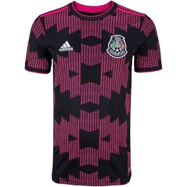 Camisa Seleção México 21/22 Home Torcedor Adidas Masculina - Roxa + Preto