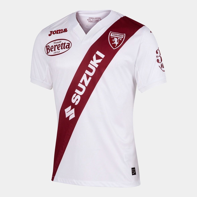 Camisa do Torino away 21/22 Torcedor Joma Masculina - Branco