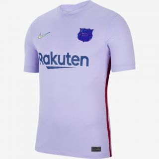 Camisa FC Barcelona 2 Away 21/22 Rosa Nike Masculina Por R$ 189,90