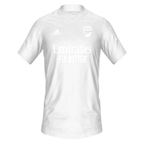 Camisa Arsenal Away No More Red 21/22 Jogador Adidas Masculina Branco
