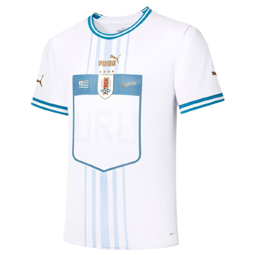 Camisa Seleção Uruguai 2 Away Branco 22/23 Puma Masculina - R$ 169,9
