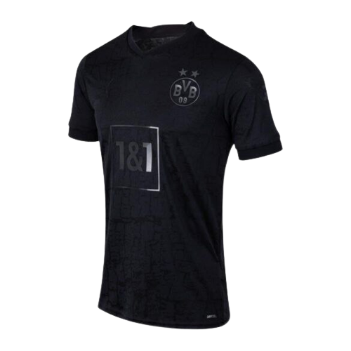 Camisa Borussia Dortmund Blackout 23 24 Jogador Puma Masculina Preto