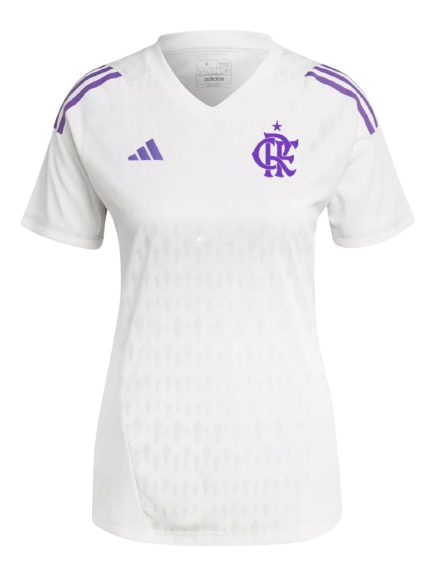 Camisa Flamengo Goleiro Branca Adidas Feminina 23/24 R$ 169,90