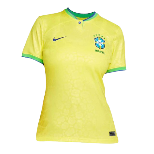 Camisa Seleção Brasil 1 Home 22/23 Feminina Amarelo Por R$ 159,90