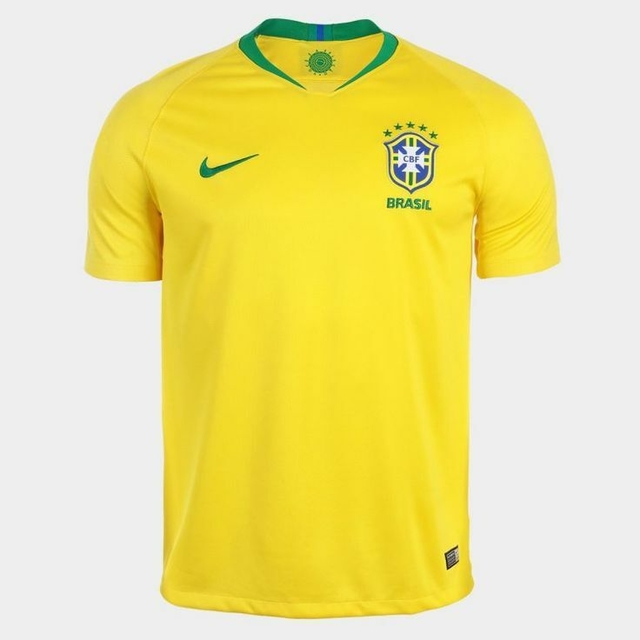 Camisa Brasil - Copa do Mundo 2018- Torcedor Masculina - Amarela