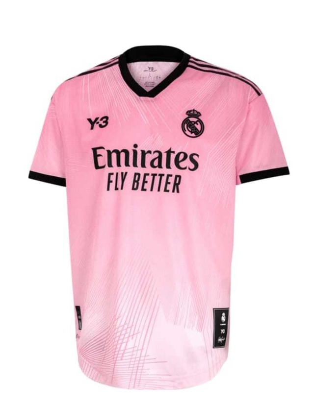Camisa Real Madrid Goleiro Y-3 Rosa Jogador A Partir de R$ 189,90
