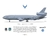 Perfil - Poster McDonnell Douglas KC-10A Extender USAF 83-0080
