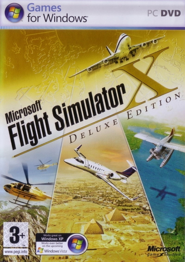 Flight Simulator X - Deluxe Edition - 2DVDs - Dvd-rom