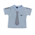 Camiseta Infantil Uniforme de Piloto - Azul Claro