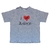 Camiseta Infantil I Love Aviation - Mescla