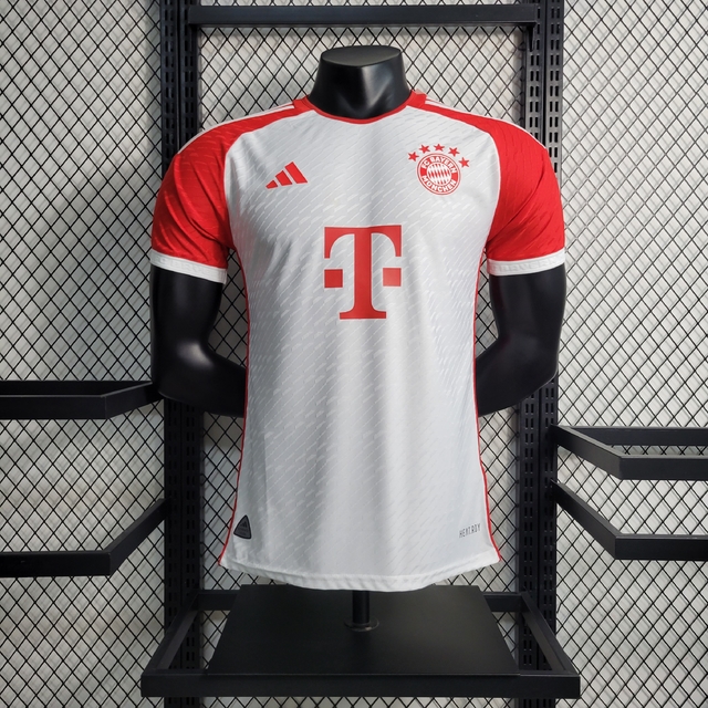 Camisa Bayern München 23/24 s/n° (Versão Jogador) Adidas Masculina - Branco