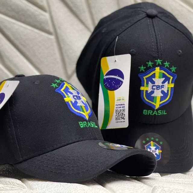 Boné Seleção Brasileira - Preto