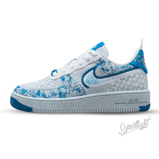 Tênis Nike Air Force 1 Low Crater Flyknit Blue