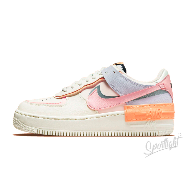 T nis Nike Air Force 1 Shadow Orange Chalk Pink Glaze WMNS