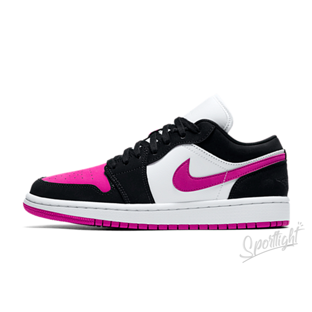 T nis Nike Air Jordan 1 Low Black Cactus Flower
