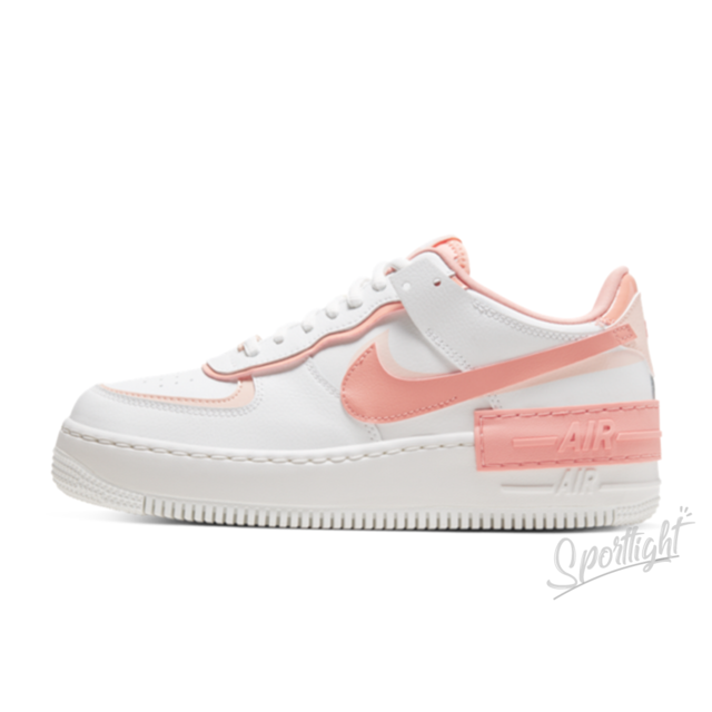Nike air force ones rose gold on sale