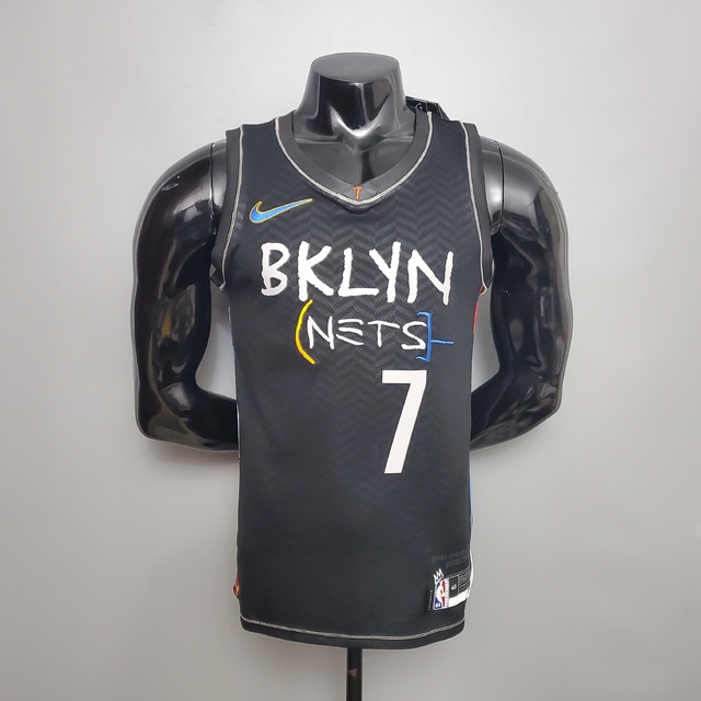 REGATA BROOKLYN NETS BLACK 20/21 SWINGMAN JERSEY - CITY EDITION