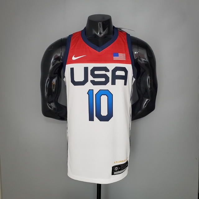 Regata NBA Time USA 2021 Durant nº 7 - Swingman Olympic Games Azul