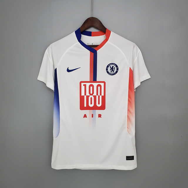 Camisa Chelsea "Air Max 180" 21/22 - Masculina - modelo Torcedor - Branca