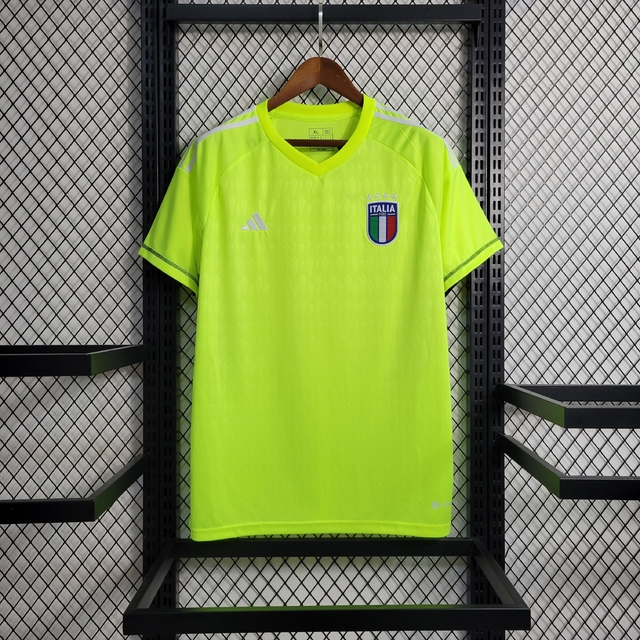 Camisa Goleiro Seleção da Itália 2023 2024 Masculina Modelo Fan Ver