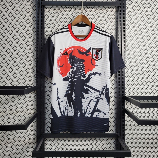 Camisa Seleção do Japão Concept Samurai Masculina Torcedor Fan Bran