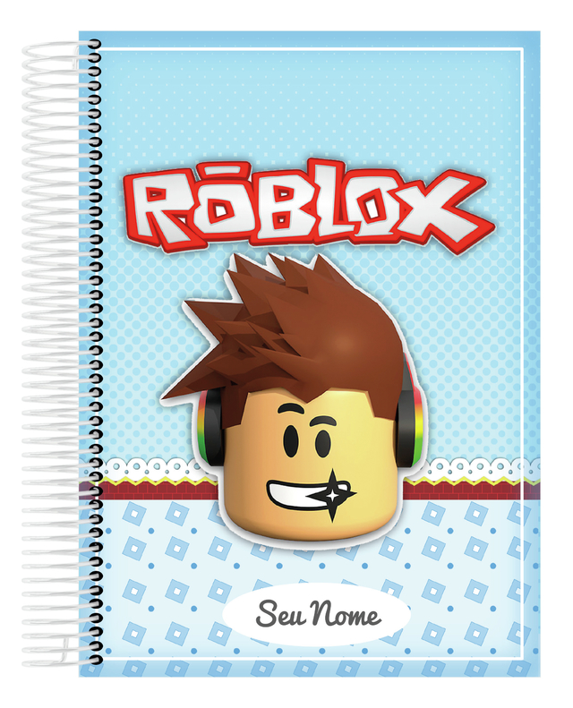 Caderno Universitário (Roblox Man)