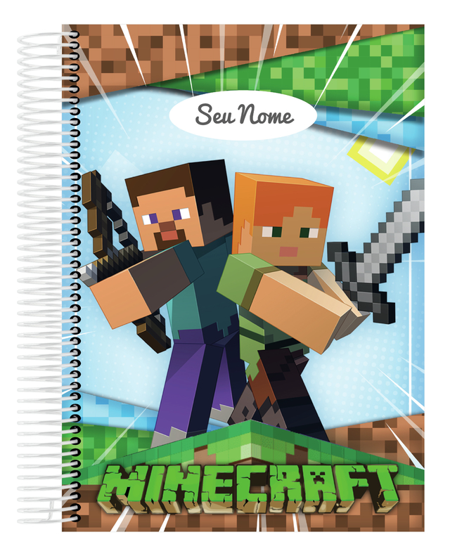 Caderno Universitário (Minecraft)