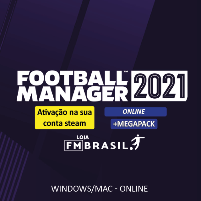 Football Manager 2023 Original Português Steam + Brasil Mundi Up FM 2023