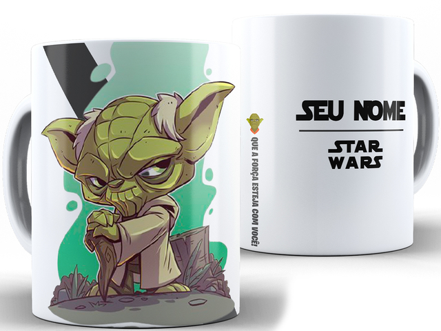 Caneca De Porcelana Aniversário, Mestre Yoda, Star Wars