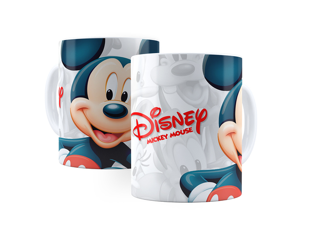 Chávena com Caixa Mickey Mouse Cerâmica 360 ml - Mickey Mouse