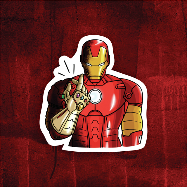 Sticker Marvel - Iron Man - Comprar en Mar de Vinilos